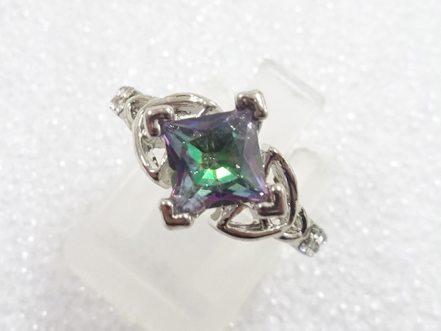 COLORED STONE FASHION RING / JP SIZE 11